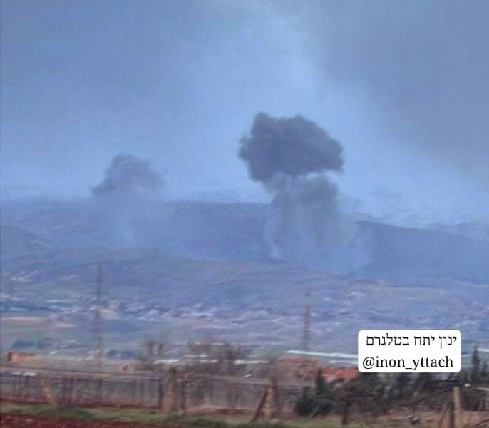 צה"ל תוקף בשעה זו תשתיות של יחידת 'כוח רדואן' בארגון הטרור חיזבאללה ב…