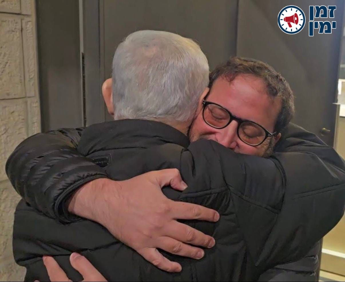 נתניהו ואוריך בחיבוק חם ראשון לאחר כשנה