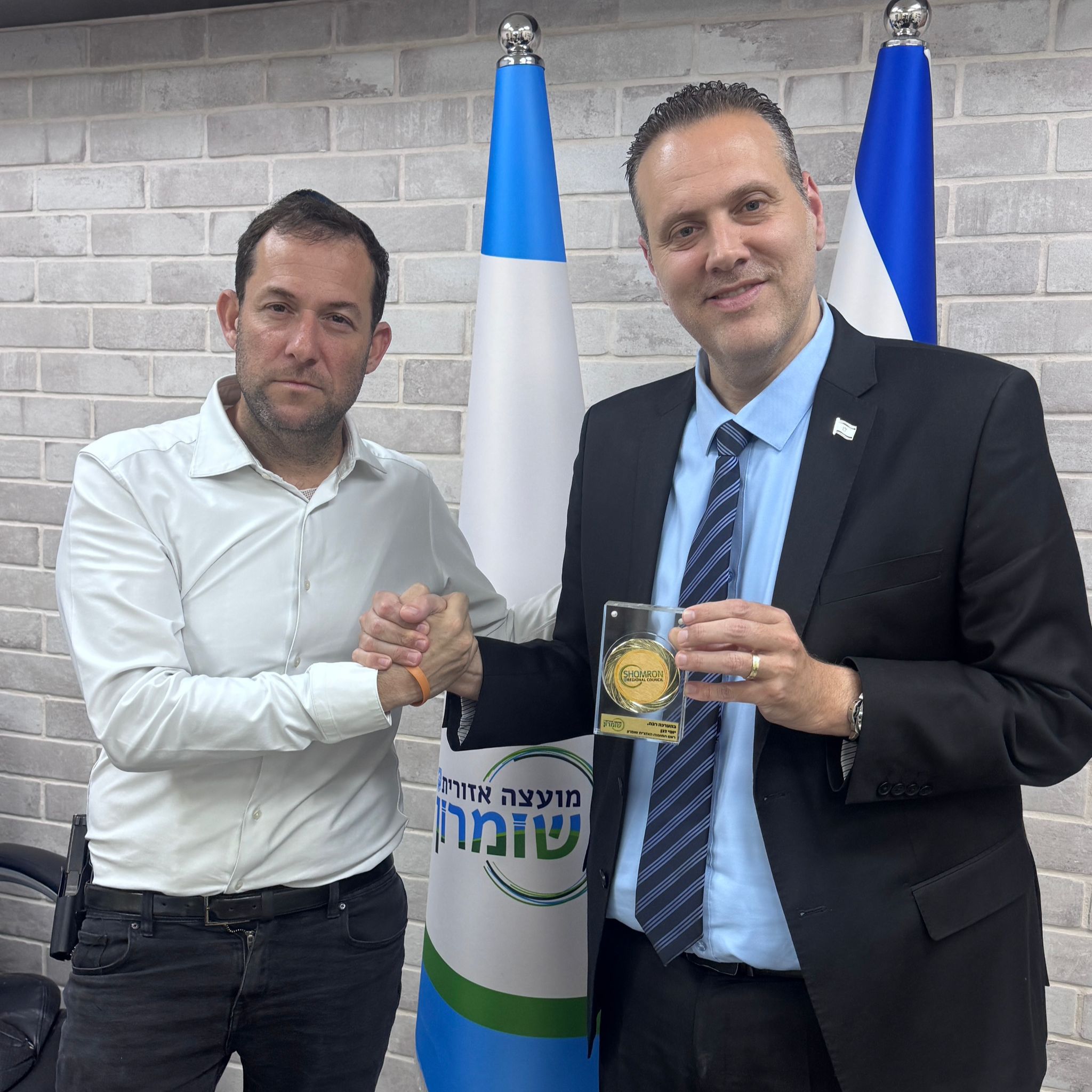 שר התרבות והספורט מיקי זוהר בביקור מקצועי בשומרון יחד עם ראש המועצה י…