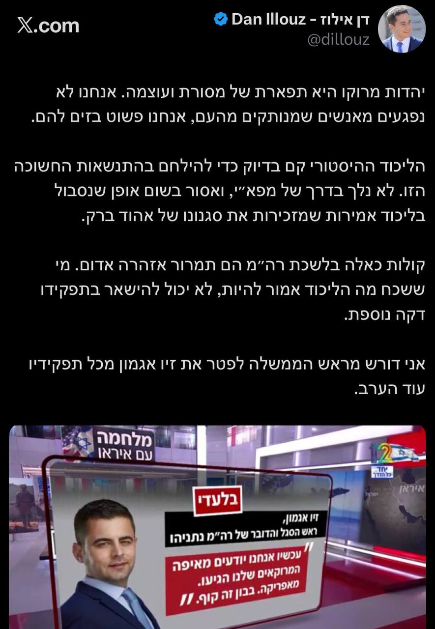 דן אילוז מגיב
