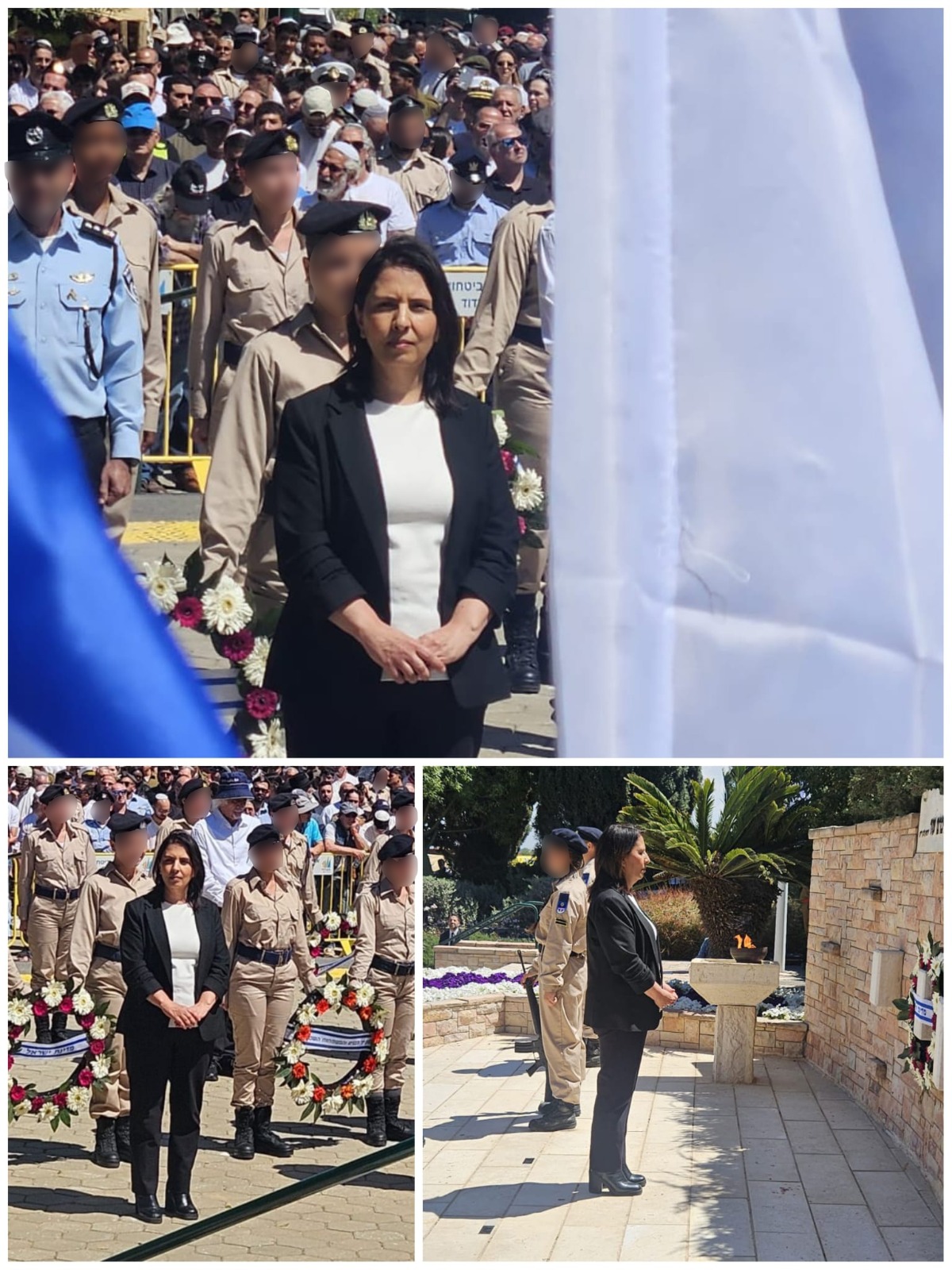 חברת הקבינט שרת החדשנות, המדע והטכנולוגיה גילה גמליאל בטקס יום הזיכרו…