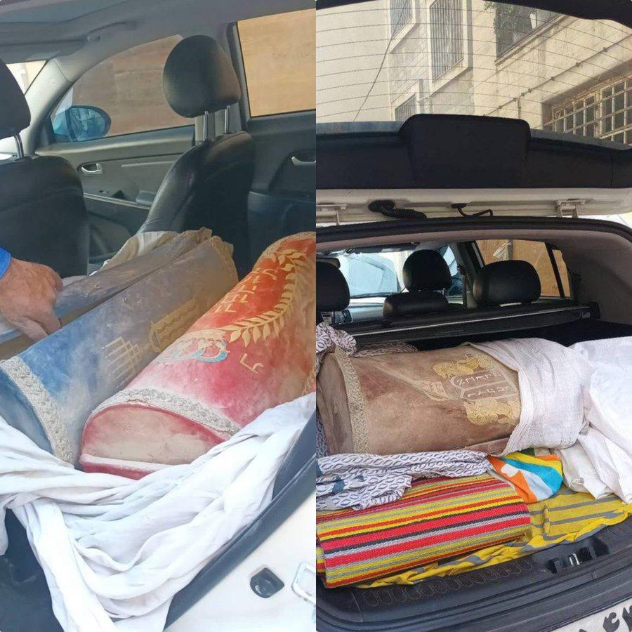 אנחת רווחה בקהילה היהודית בטהראן לאחר הפגיעה בשוגג בבית כנסת במלחמה א…