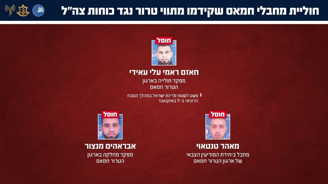 צה"ל ושב"כ חיסלו מחבלי חמאס שתכננו לבצע מתווי טרור ובהם מחבל שפשט לשט…