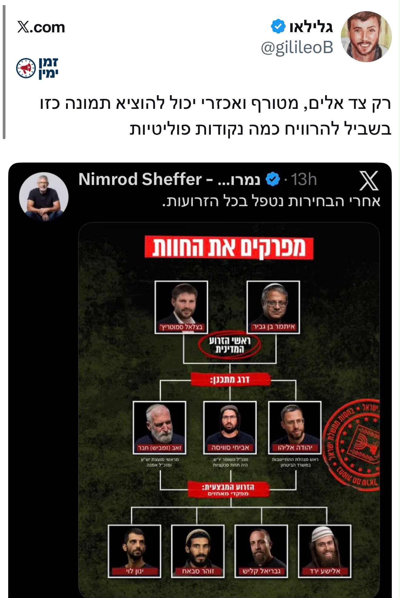 שמאל 🟰 אלימות