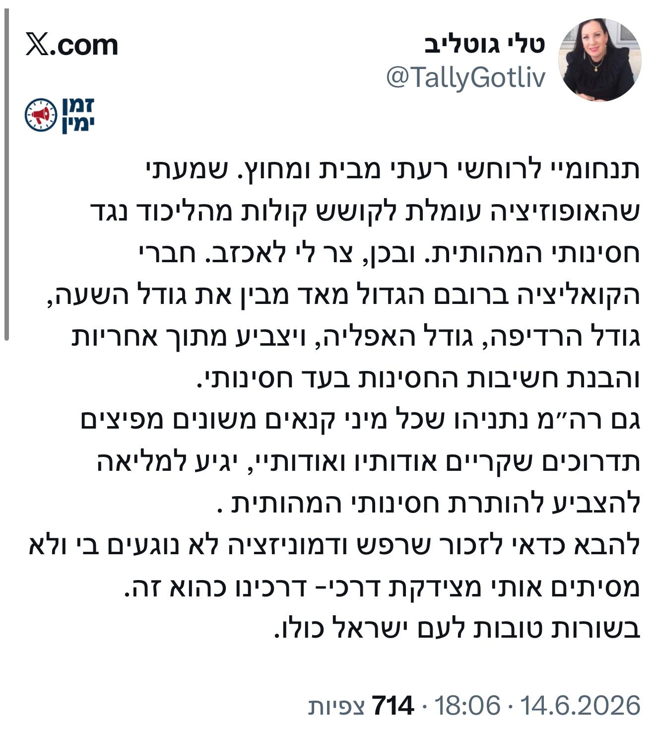 טלי גוטליב 100/100