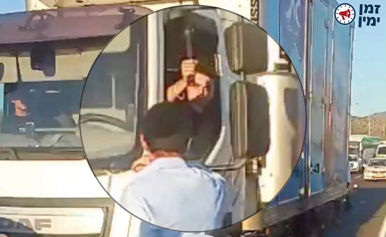 משילות! יקי אדמקר: הנהג הערבי שאיים עליי ברצח עם מוט ברזל, ירק וגרם נ…