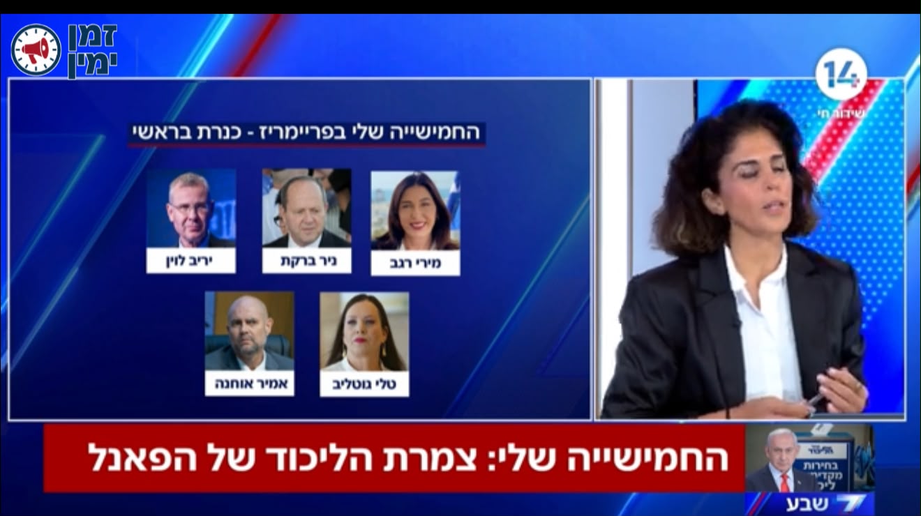 האתגר בתוכנית של ברדוגו ושלזינגר: זו החמישייה של כנרת בראשי בפריימריז